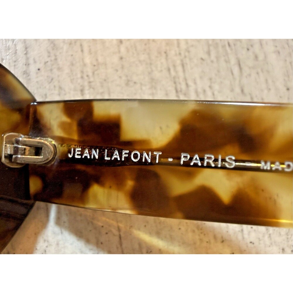 Jean Lafont Nominee Women's Sunglasses 532 54-14 French Made Oval Curved $398 - Picture 7 of 15